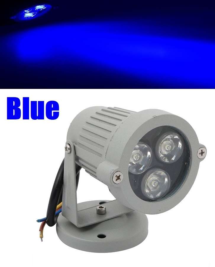 Bright Blue Light Garden Landscape Decor LED Lights, Lamps, Spotlights AC220V. Collections Allowed.