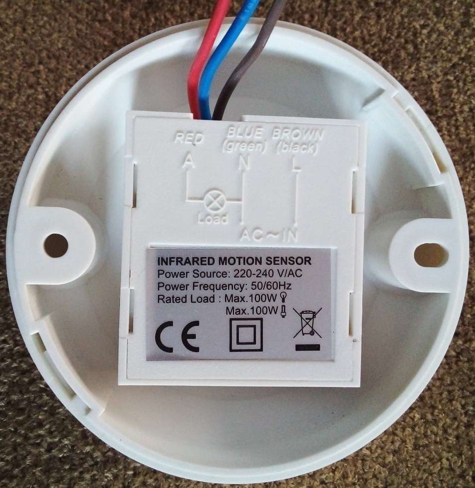 360° Mini Recessed PIR Motion Sensor Detector Switch Ceiling/Surface Mount 220V Collections  Allowed