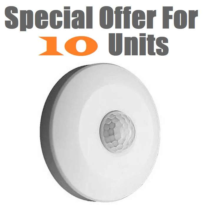 10 Packs Of Infrared Motion Sensor Switch PIR 360° Detection Range, AC220~240V. Collections Allowed.