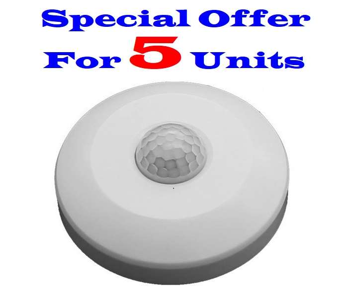 5 Packs Of 360° PIR Motion Sensor Detector / Switch For Various Applications. Collections Allowed.
