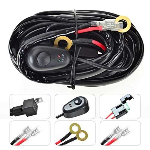 Wire Harness Kit With Double Leads, Relay, Fuse, On/Off Switch. Wiring Harness. Collections Allowed.