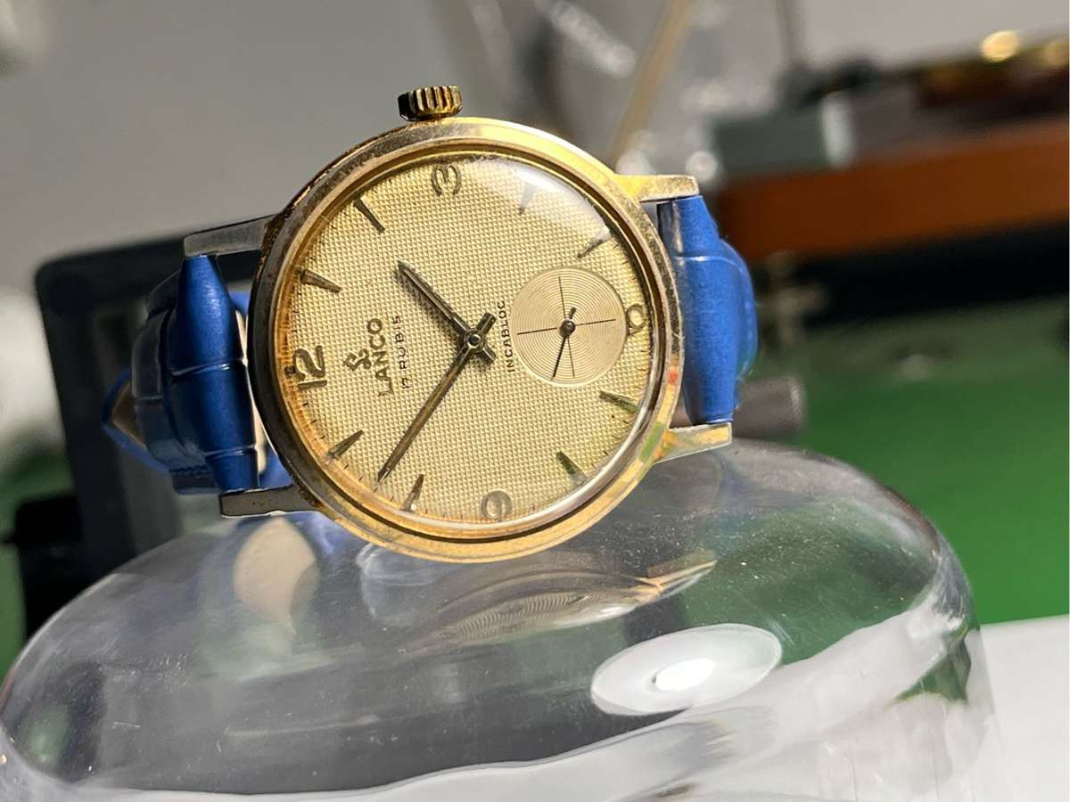 BEAUTIFUL!! LANCO ! VINTAGE MENS WATCH