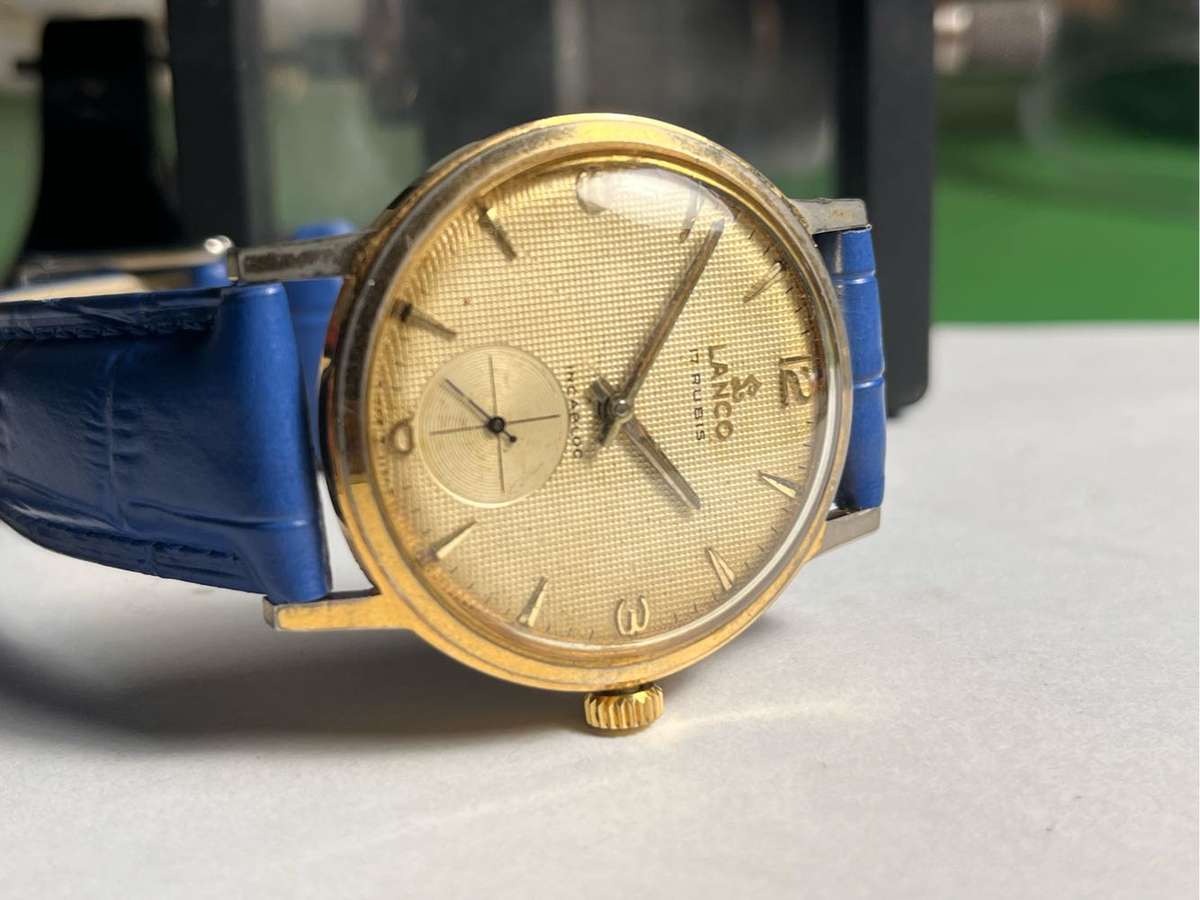 BEAUTIFUL!! LANCO ! VINTAGE MENS WATCH