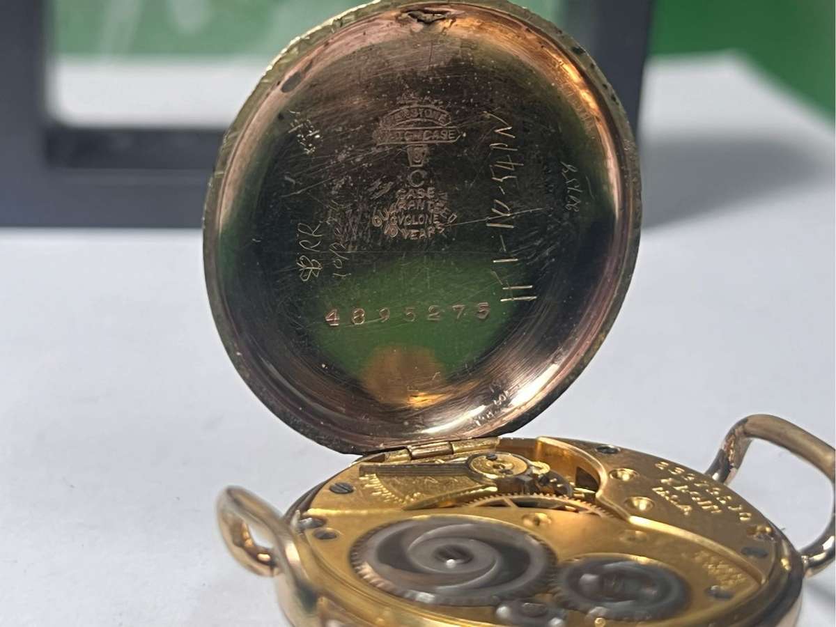 ELGIN GENTS TRENCH WATCH!!ANTIQUE