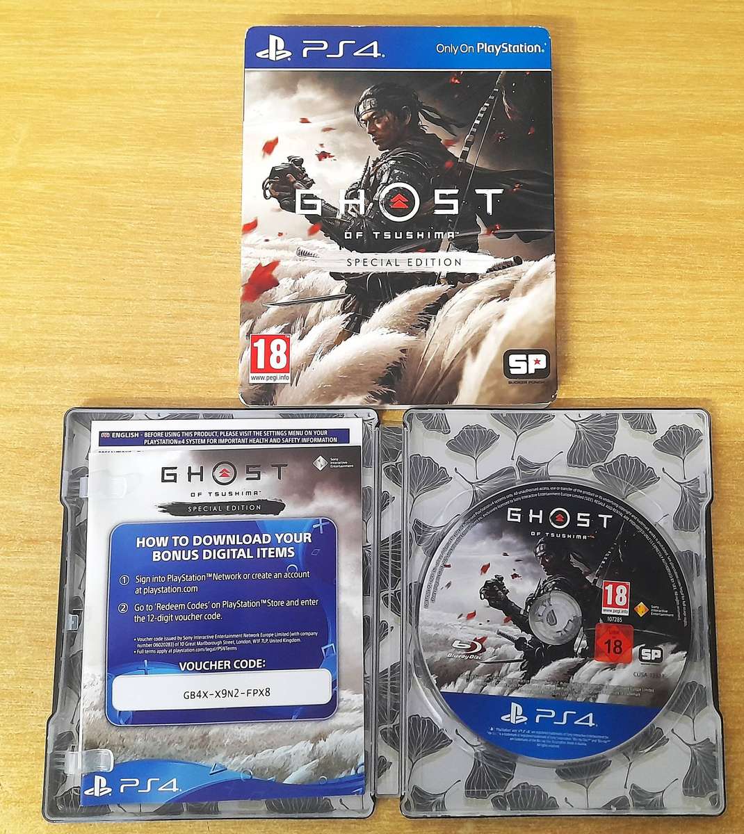 Ghost of Tsushima Special Edition Steel Case PS4