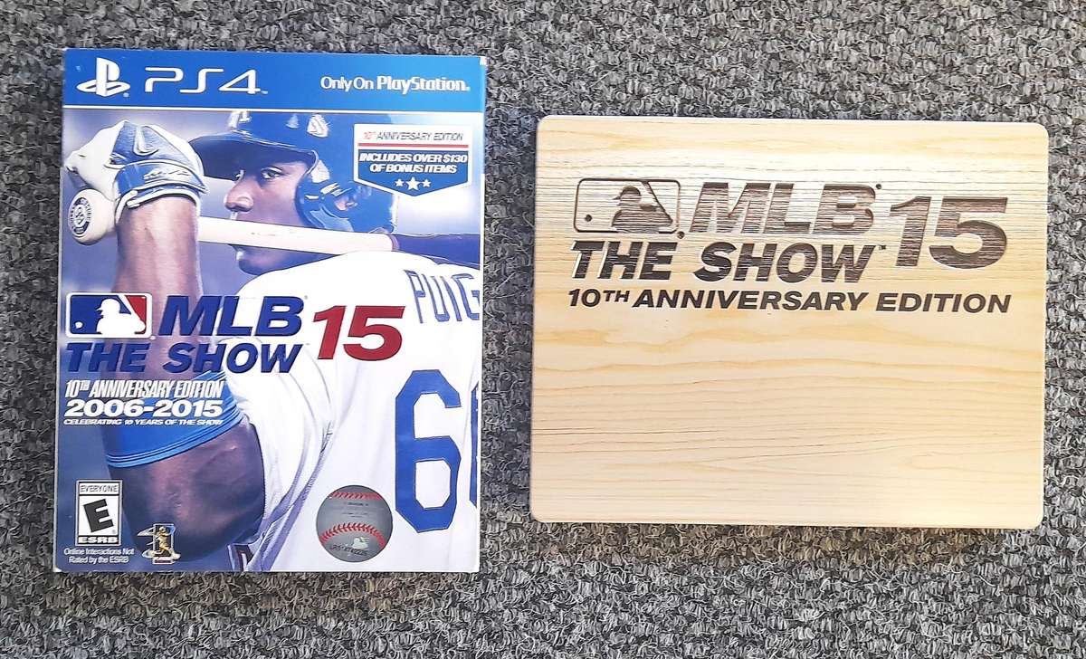 MLB 15 The Show 10th Anniversary Edition Steel Book   PS4