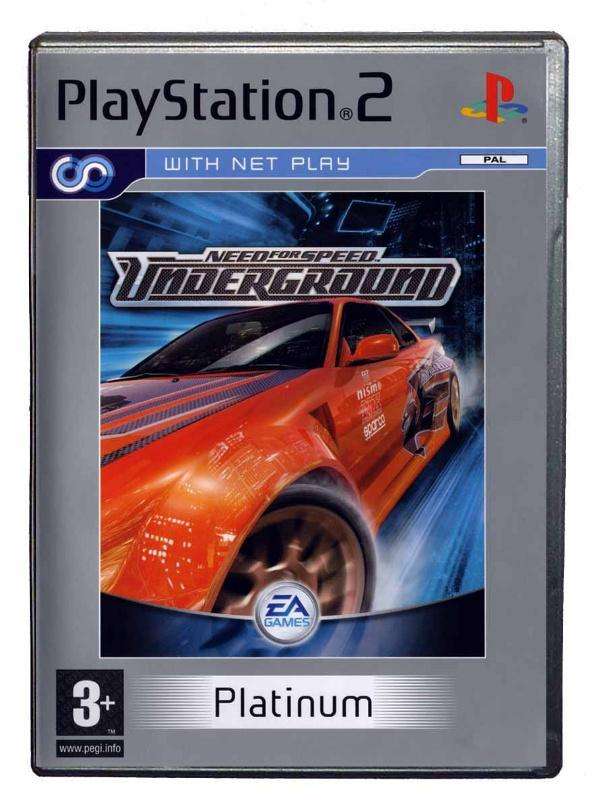 Need for Speed Underground Platinum  PS2