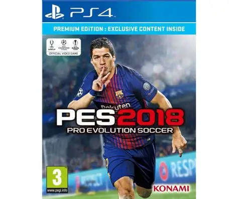 Pro Evolution Soccer 2018 Premium Edition   PS4