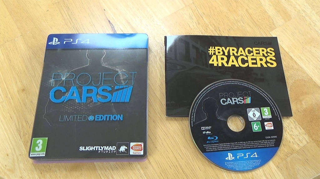 Project Cars Limited Edition Steelbook PS4