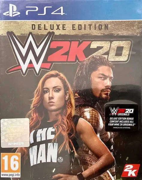 Wwe 2K20 Deluxe Edition   PS4