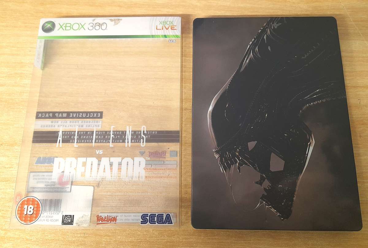 Aliens VS Predator  Steelbook  Xbox 360