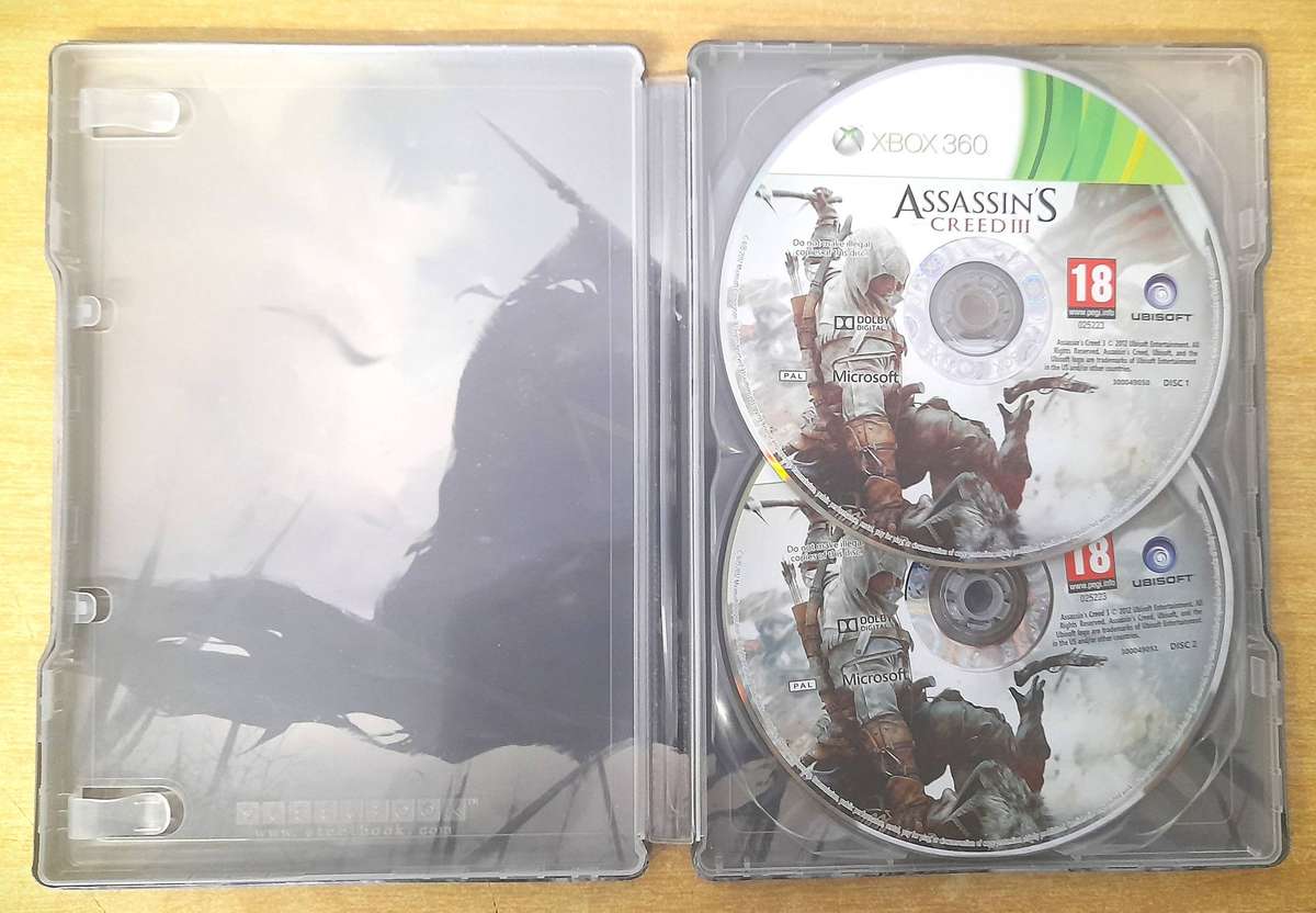 Assassins Creed III Steelbook Xbox 360
