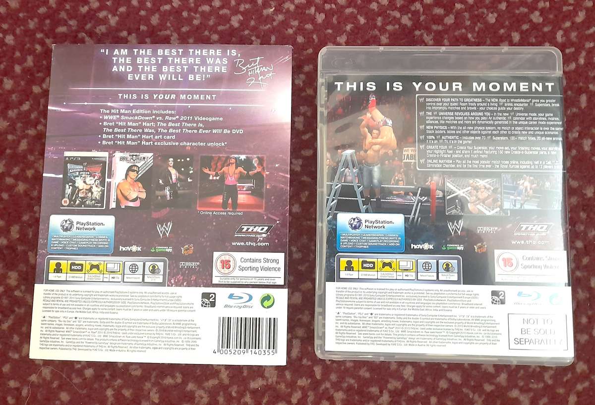 Wwe Smackdown vs Raw 2011 The Hitman Edition    PS3