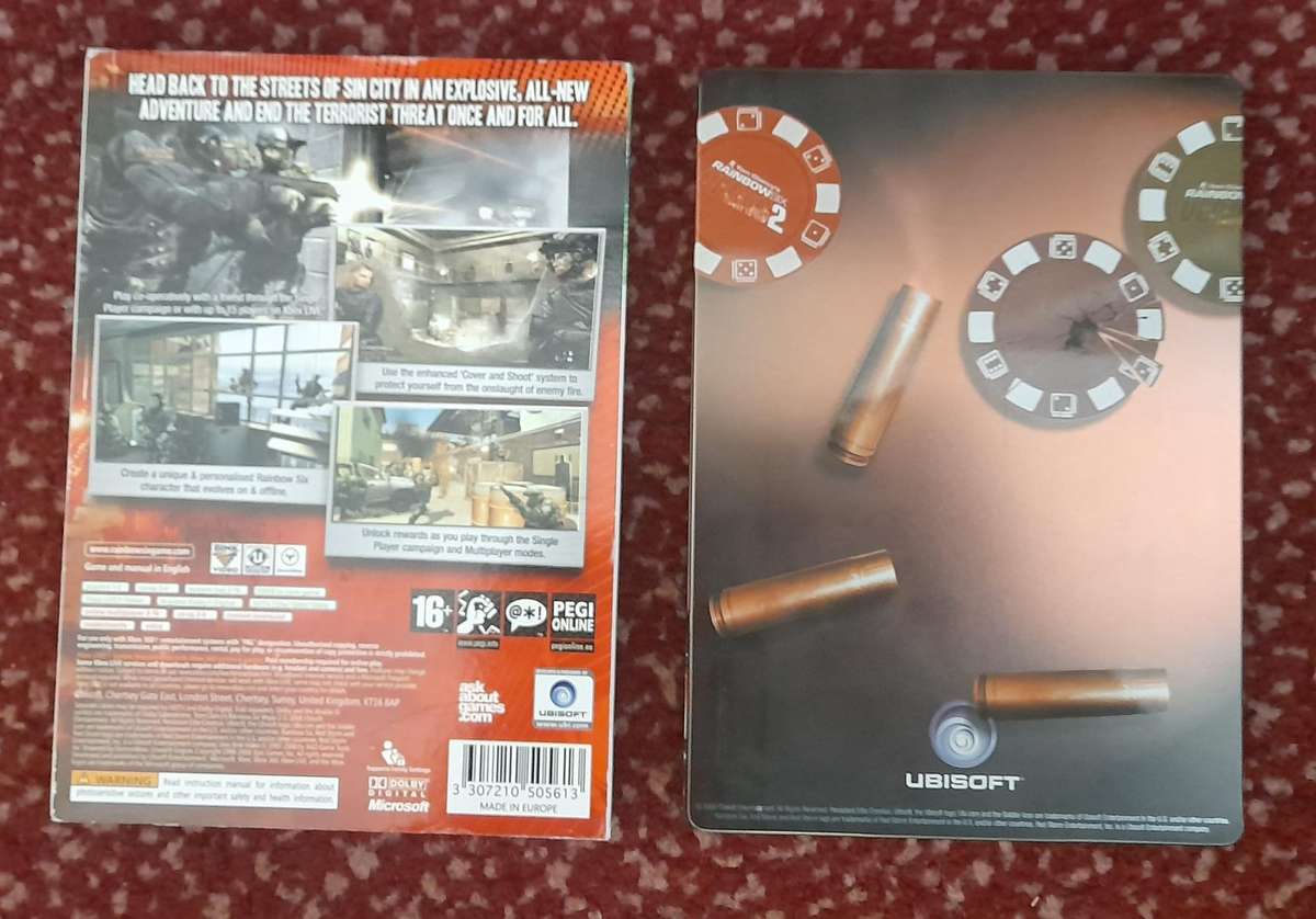 Tom Clancy's Rainbow Six Vegas 2 Steel Book      Xbox 360