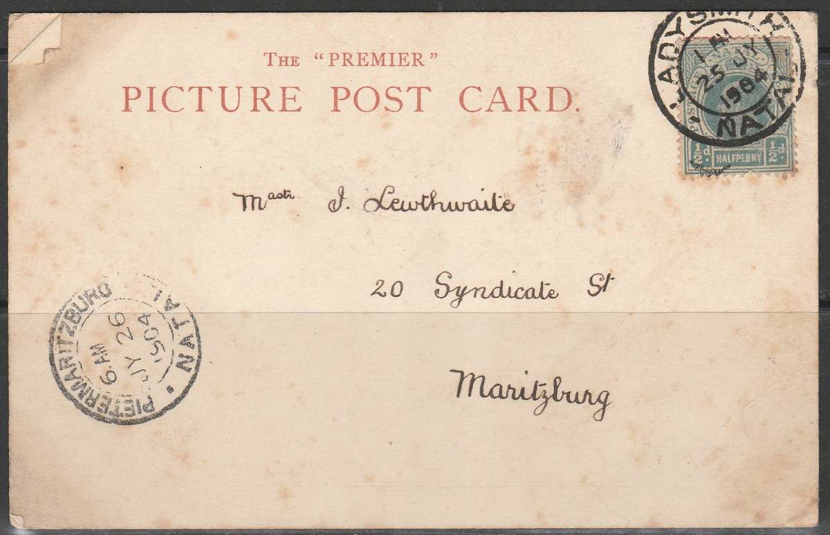 A POST CARD THE FISH I CAUGHT AT CUMBERLAND FRONT F.U. LOOK SCAN