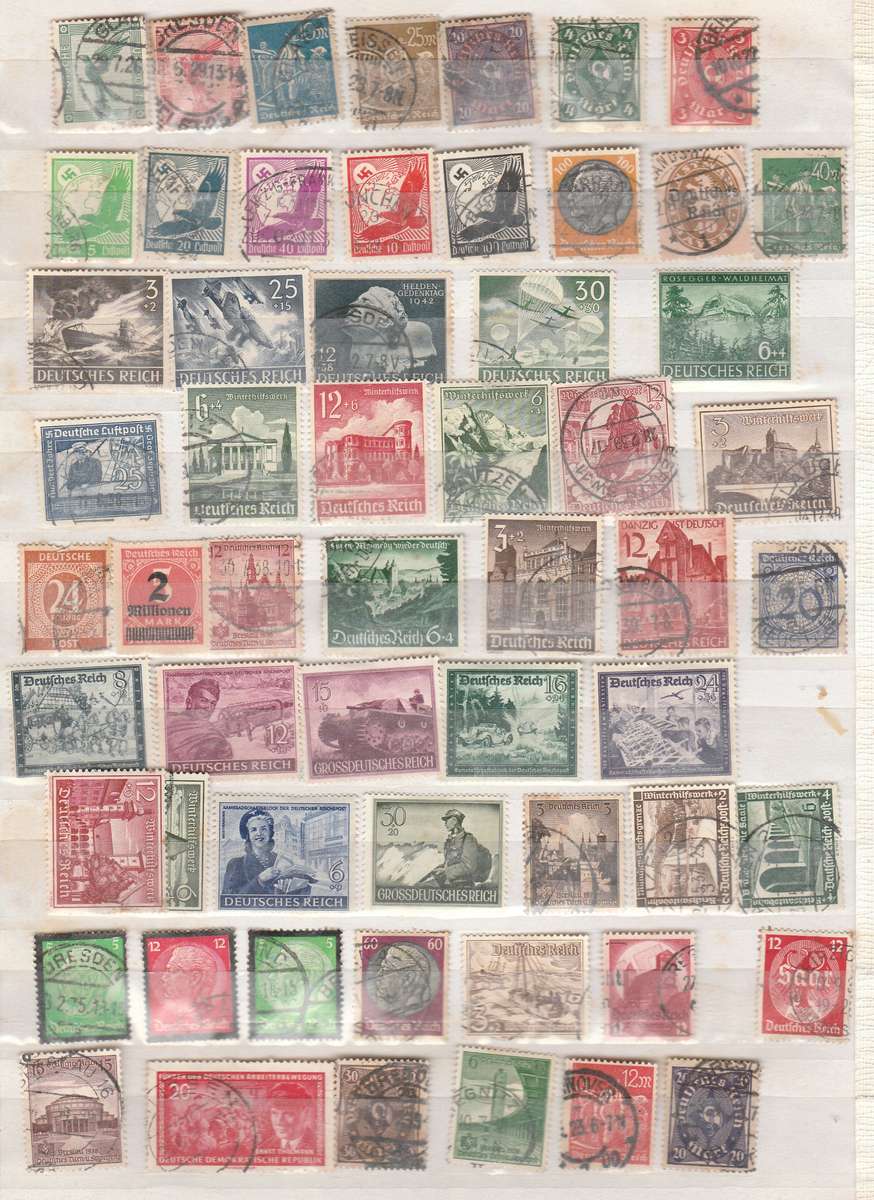 GERMAN REICH CLEAN OUR ALBUM PAGES TWO OFF NO 1LOOK SCAN X 2