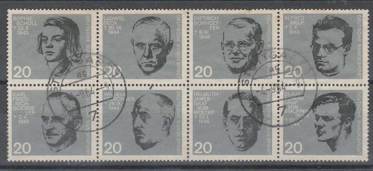 BUNDESREPUBLIC DEUSCHLAND 1964 ISSUE  F.U. Mi#BLOCK 3 C/V R350.00