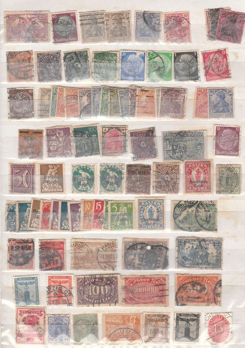 GERMAN REICH CLEAN OUR ALBUM PAGES TWO OFF NO 1LOOK SCAN X 2