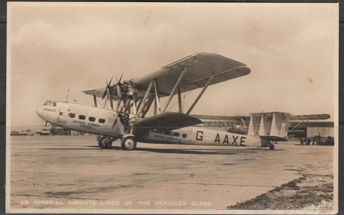 A PHOTO IMPERIAL AIR WAYS LINER HERACLES CLASS MINT LOOK SCAN