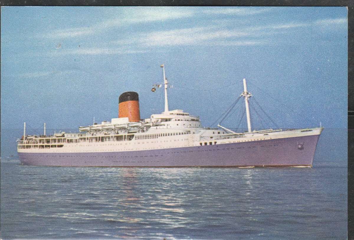 UNION-CASTLE/SAFMARINE MAIL SHIP PENDENNIS CASTLE LAST VOYAGE WITH CACHETS LOOK SCAN X 2