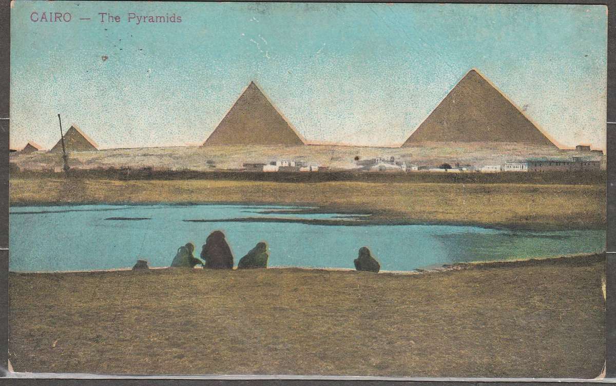 PICTURE POST CARD ON ACTIVE SERVICE UNUSUAL STRIKE ARMY POST CENSORED FROM EGYPT TO SA SCAN X 2