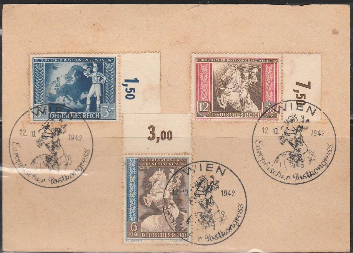 A GERMAN REICH 1942 F.D.C.  F.U. LOOK SCAN X 2
