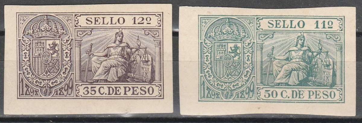 SPAIN 1889 ISSUE MINT LOOK SCAN