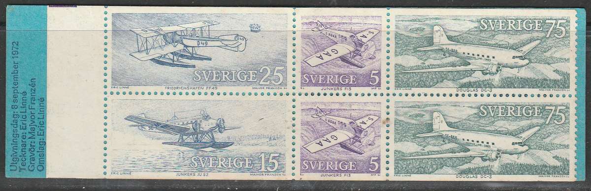 SWEEDEN BOOKLET MINT LOOK SCAN  X 2