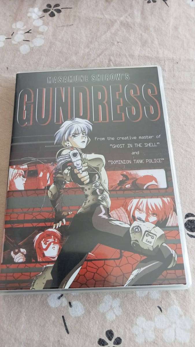 Masamune Shirows GUNDRESS Anime DVD - Rare