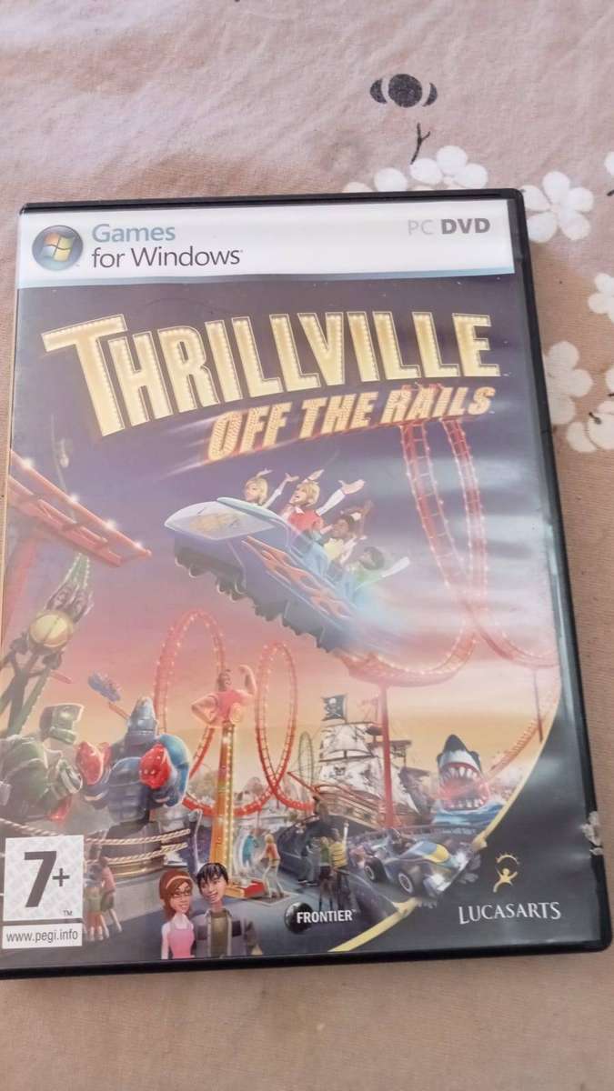 Thrillville: Off the Rails (PC DVD) - Original Case & Manual - LucasArts Classic