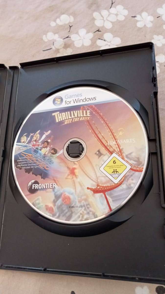 Thrillville: Off the Rails (PC DVD) - Original Case & Manual - LucasArts Classic