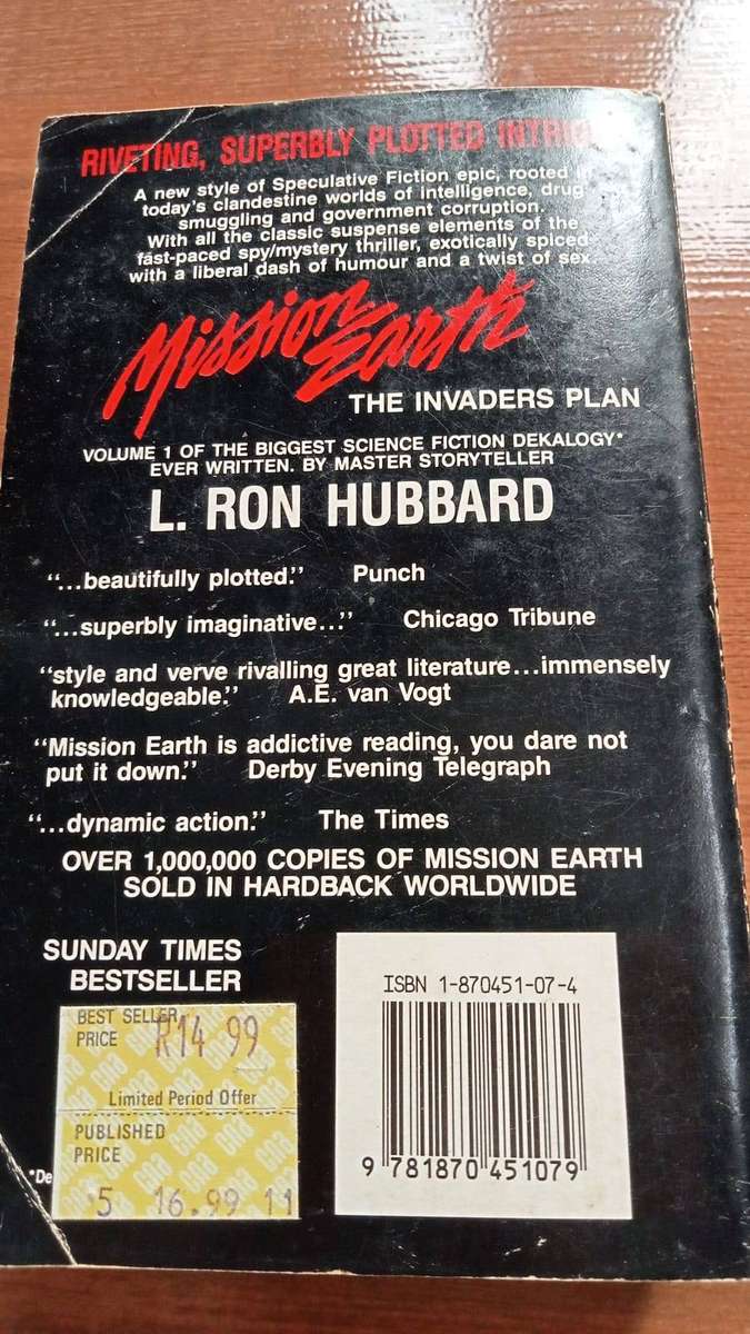 The Invaders Plan: Mission Earth Volume 1  L. Ron Hubbard (Paperback, Vintage)