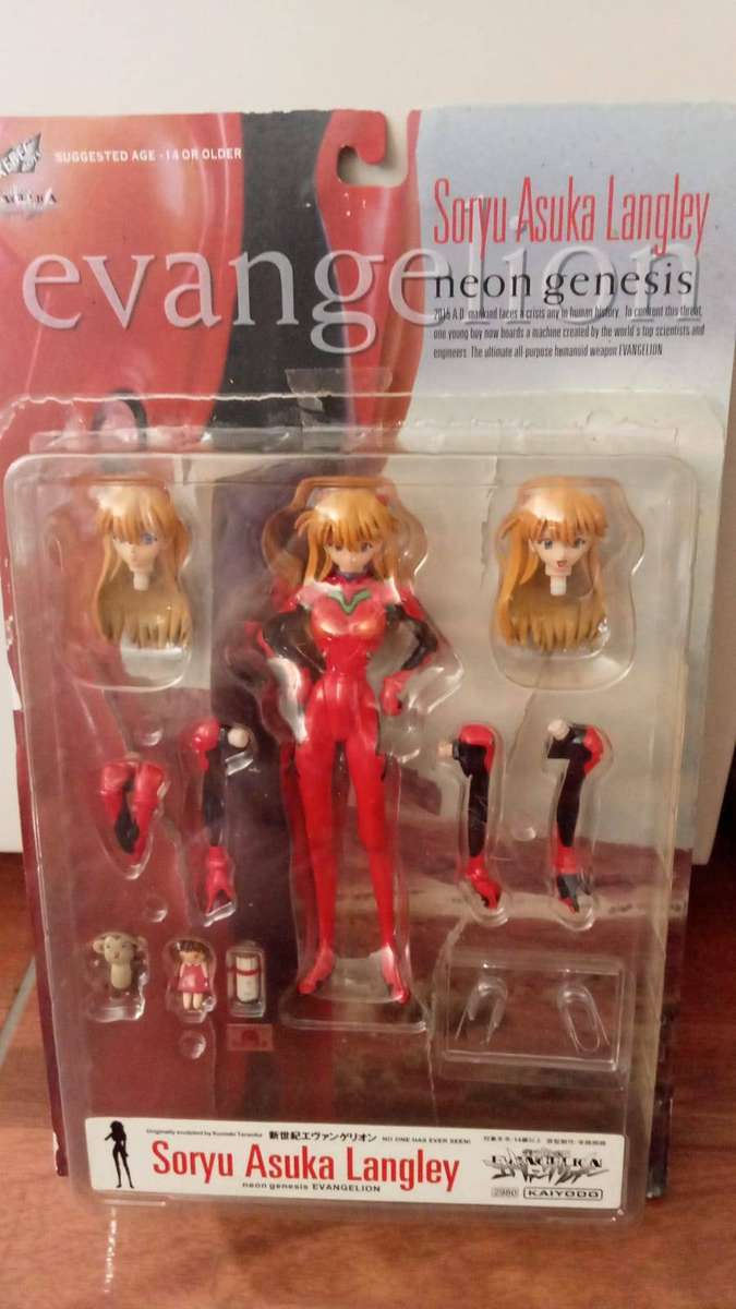 Neon Genesis Evangelion - Asuka Langley Action Figure (Kaiyodo / Xebec) - Open Box / Complete