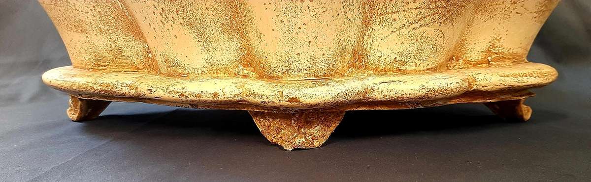 STATEMENT CERAMIC CENTERPIECE BOWL - ARTISAN ELEGANCE MEETS GRAND SCALE