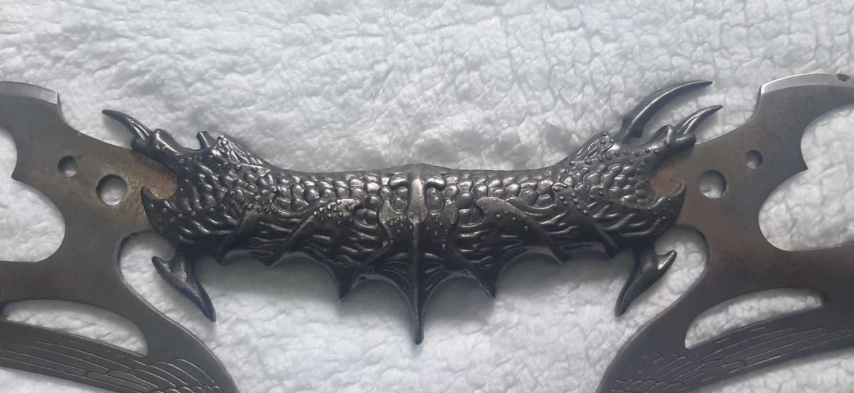 EXQUISITE DOUBLE BLADED FANTASY WEAPON (46.5CM)