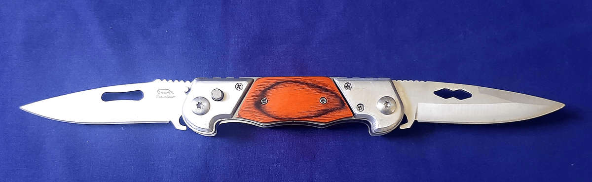 EXQUISITE 29CM DOUBLE BLADE SWITCHBLADE