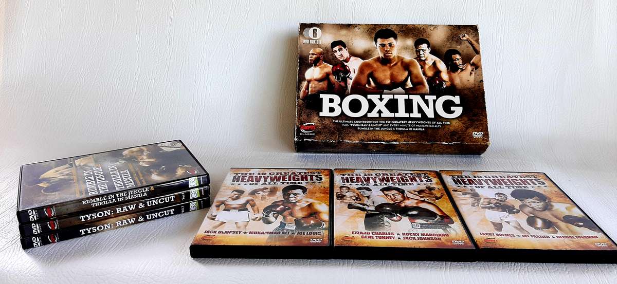 6 DVD BOX SET ON BOXING - 10 GREATEST HEAVY WEIGHTS OF ALL TIME