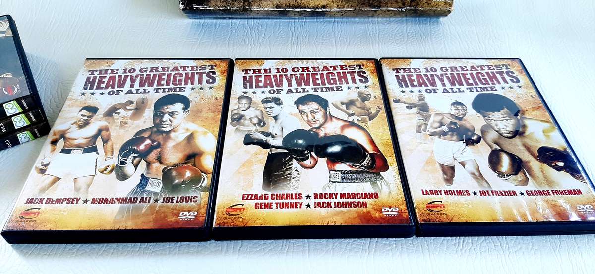 6 DVD BOX SET ON BOXING - 10 GREATEST HEAVY WEIGHTS OF ALL TIME