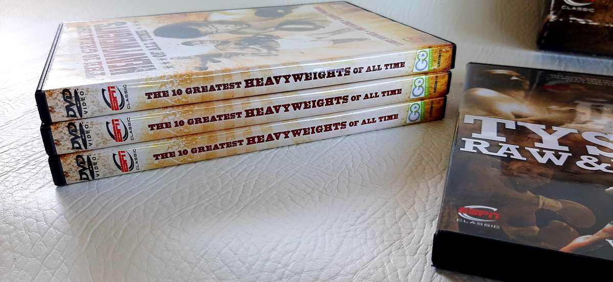 6 DVD BOX SET ON BOXING - 10 GREATEST HEAVY WEIGHTS OF ALL TIME