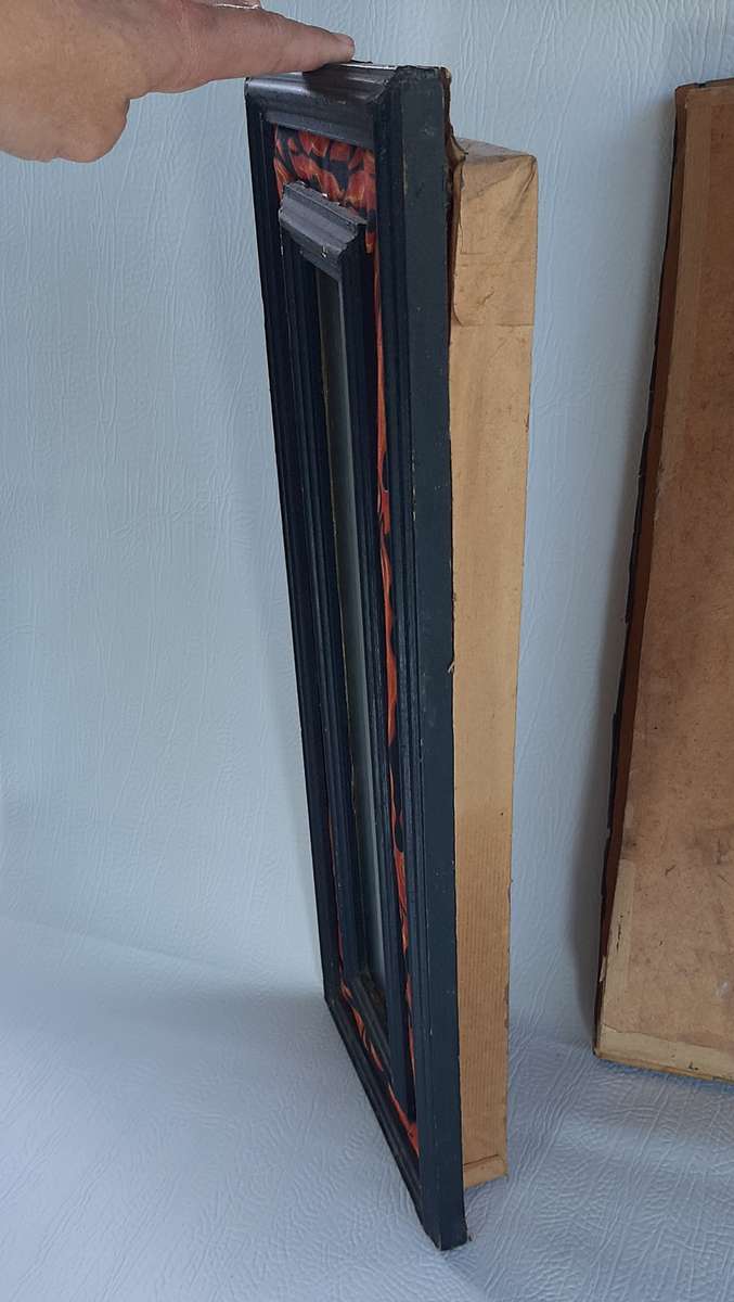 VINTAGE FRAMED SET OF AFRICAN WOODEN CARVINGS