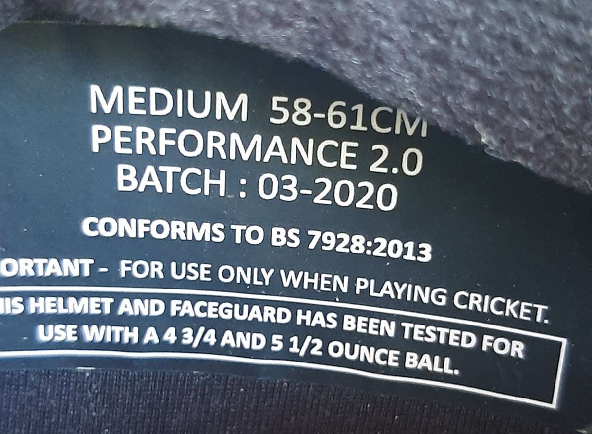 Shrey Cricket Helmet - Medium Size