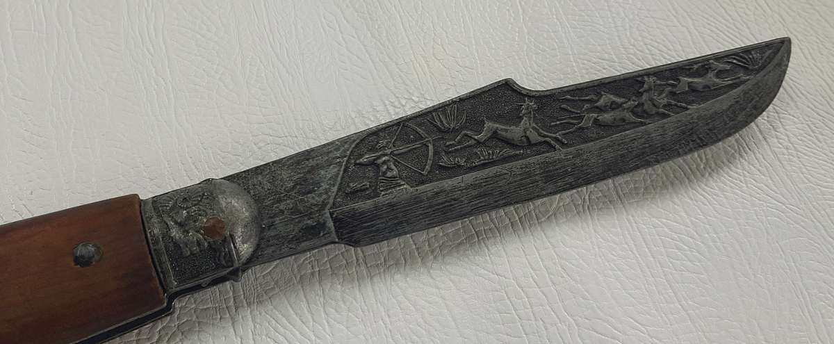 RARE GERMAN GRAVITY HUNTING KNIFE - 510MM TOTAL LENGTH