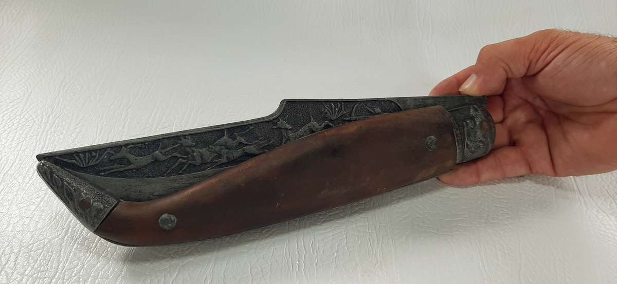 RARE GERMAN GRAVITY HUNTING KNIFE - 510MM TOTAL LENGTH