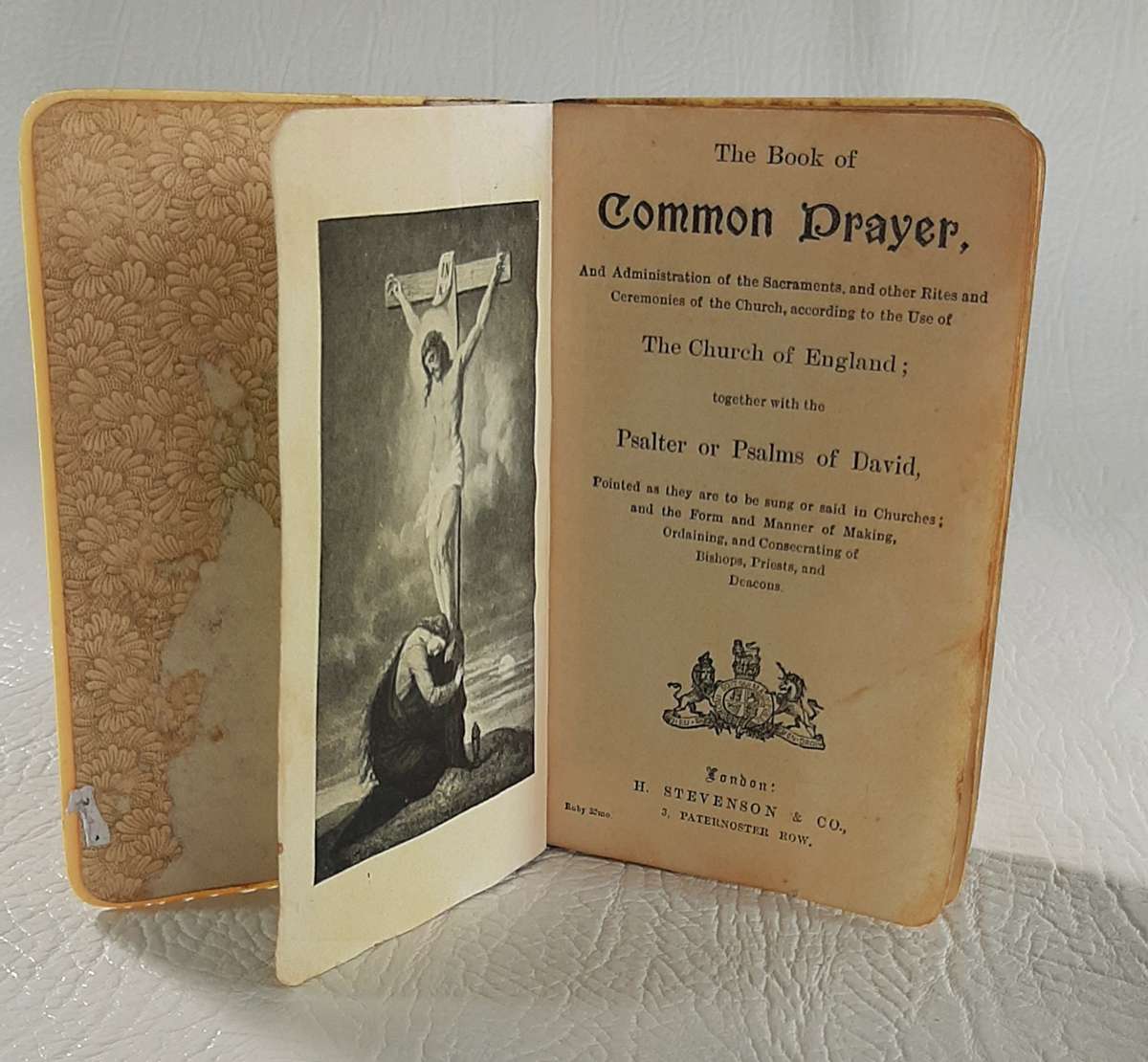 ANTIQUE BOOK OF COMMON PRAYER - RUBY 32mo EDITION