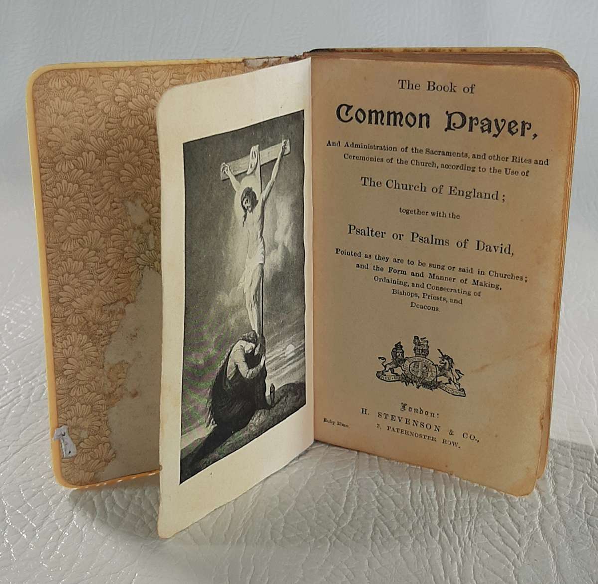 ANTIQUE BOOK OF COMMON PRAYER - RUBY 32mo EDITION