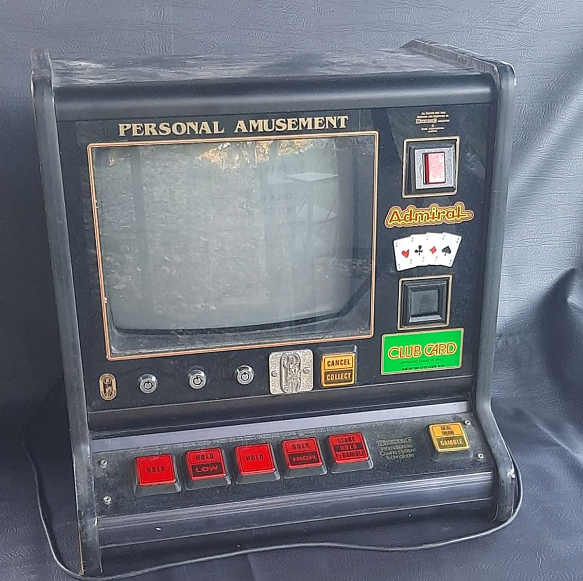 VINTAGE NOVOMATIC POKER MACHINE - A FORGOTTEN KING OF THE CARD TABLE