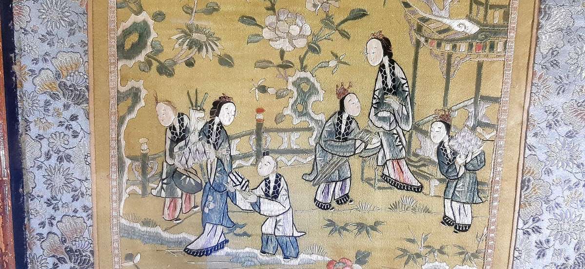 EXQUISITE EASTERN SILK EMBROIDERY - A JOURNEY THROUGH TIME