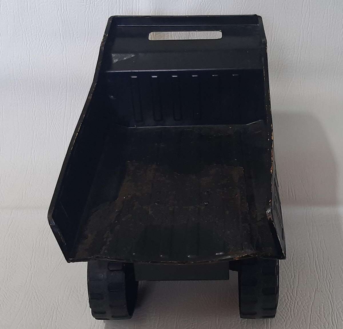 VINTAGE MIGHTY WHEELS CONSTRUCTION DUMP TRUCK - LARGE 40cm MODEL - HEAVY DUTY STEEL & PLASTIC