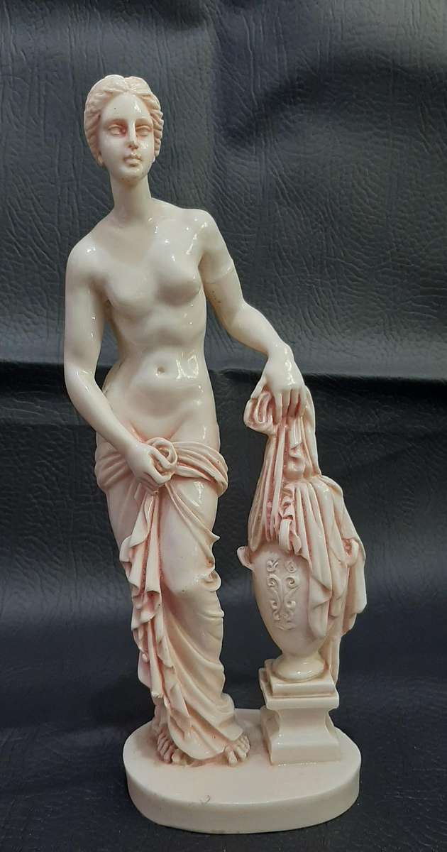 CLASSICAL FEMALE STATUE  MARBLE-FINISH COMPOSITE | 23.5CM | EXCELLENT CONDITION