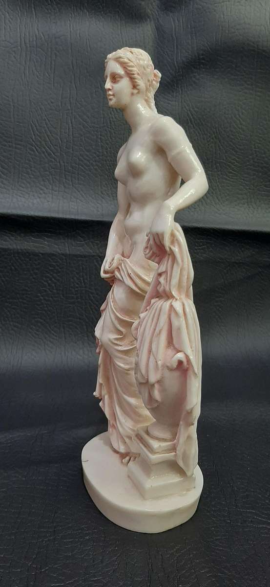 CLASSICAL FEMALE STATUE  MARBLE-FINISH COMPOSITE | 23.5CM | EXCELLENT CONDITION